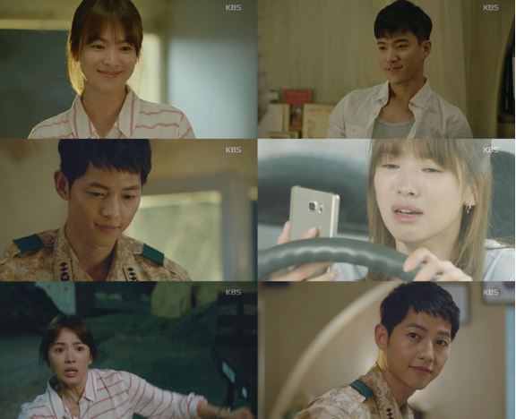 ‘태양의 후예’ 송혜교 송중기에 공개 고백…시청률 28.8%