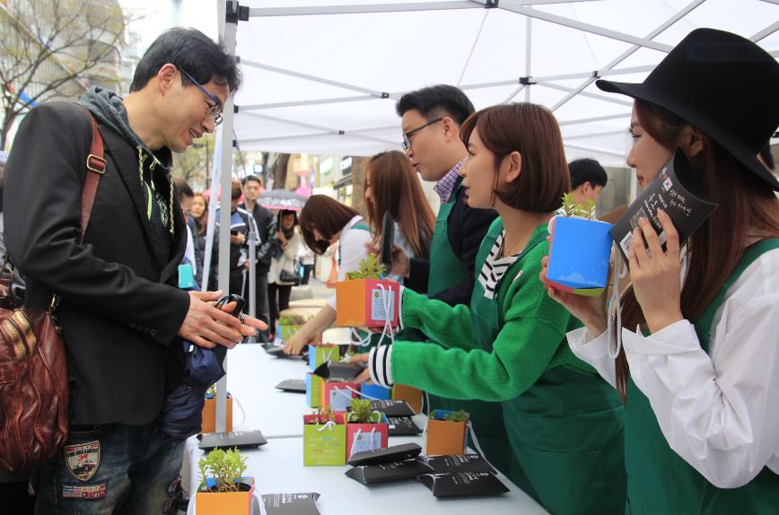 독도학교, 식목일 맞아 독도 '섬기린초' 나눔행사