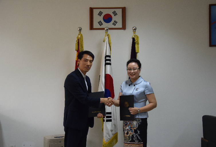 북경한국국제학교 중한 태권도 연맹과 MOU 체결