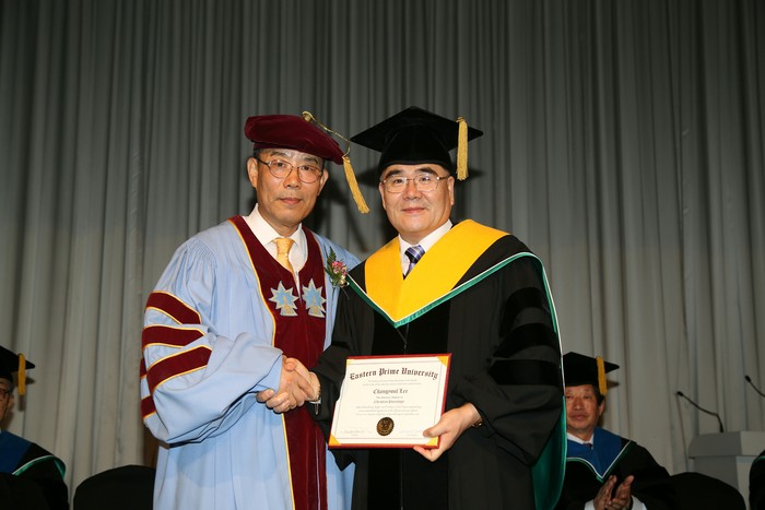 이창열 회장, 이스턴 프라임 대학교 명예박사로