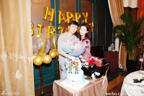 판빙빙, 남친 생일축하 위해 ‘생얼’ 사진 공개…