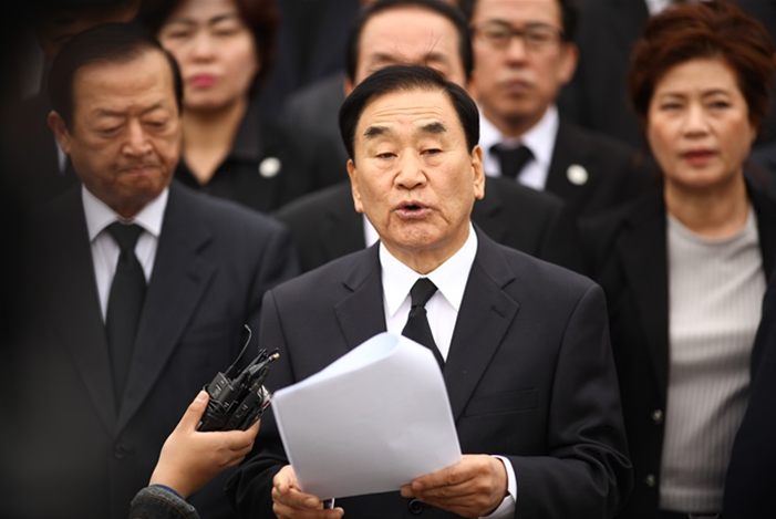 [포토] 이재오 늘푸른한국당 대표, 20일 대선출마 선언
