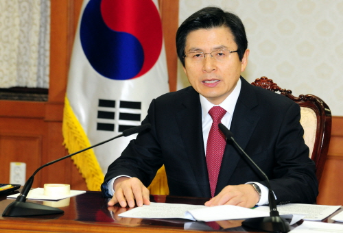 황 권한대행 “北 탄도미사일 발사, 중대한 도발행위”