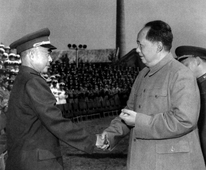 中 개국대전에 참가한 장개석 직계의 유일한 장령