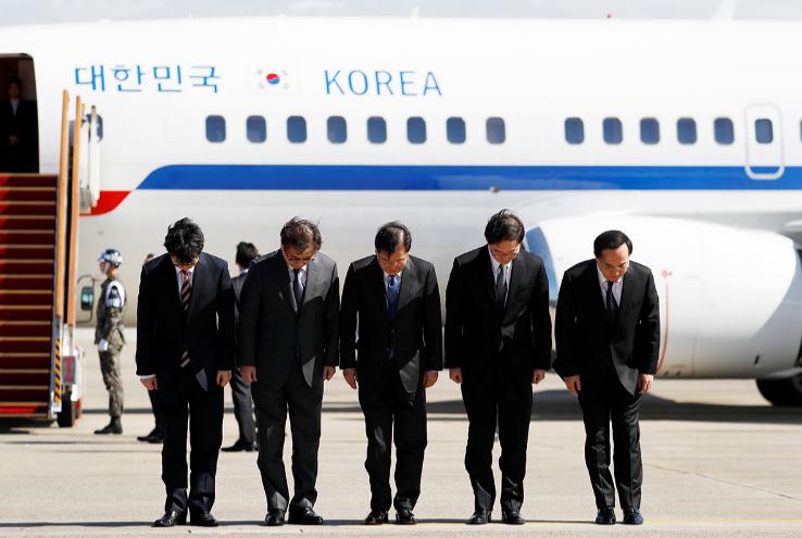 대북 특별사절 대표단, 김정은 국무위원장 접견·만찬
