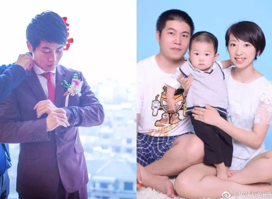 흥미 있는 결혼 전후 남편들의 대비사진들
