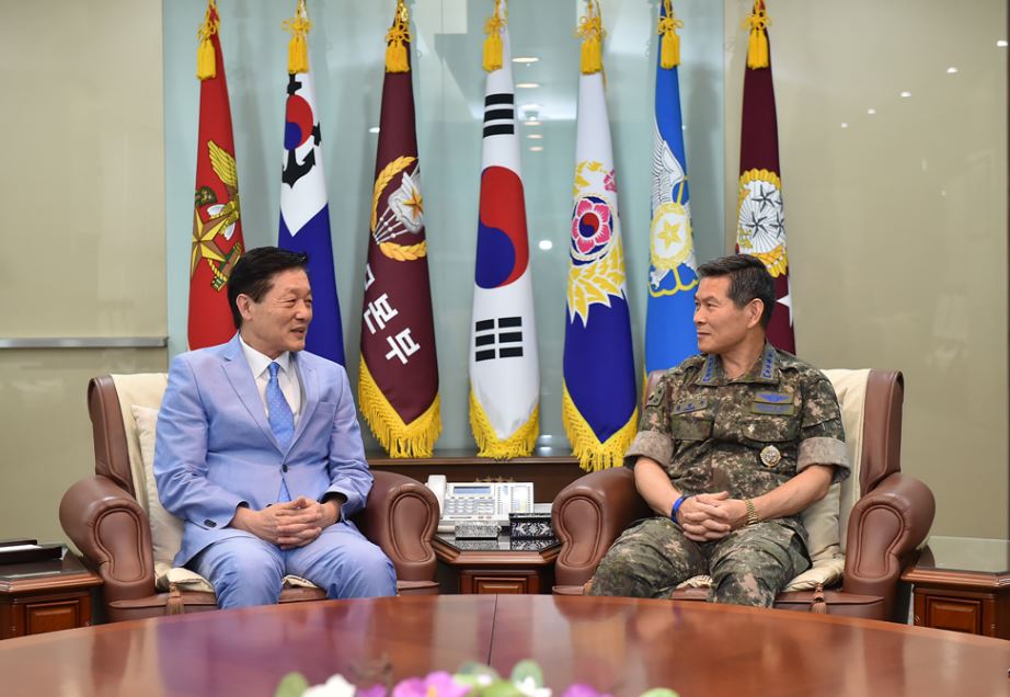 한우성 재외동포재단 이사장, 합참 지휘부 대상 특강 시행