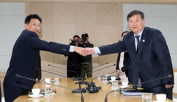 개성서 남북체육회담 열고 공동보도문 채택