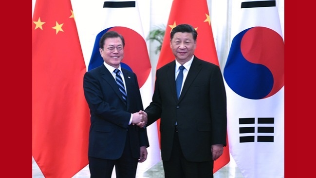 한·중 정상회담.. 시진핑 "한중 한반도 문제 입장 일치"