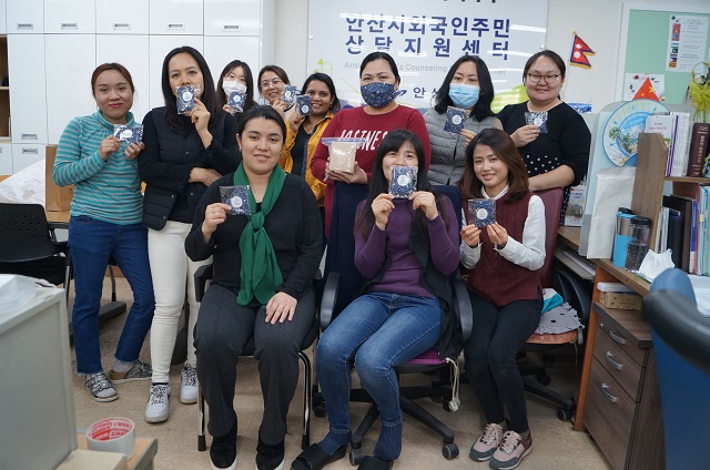 안산시 다문화가족지원센터, 면 마스크 제작·나눔
