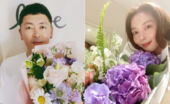김병지-오윤아-추승균, 화훼농가 돕는 '부케 챌린지' 동참
