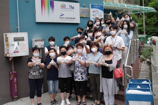 안산 땟골에서 '고려인 동포와 함께하는 코로나19 확산 방지 캠페인' 열려