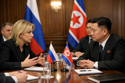 자하로바 “러·북 협력 반대 세력, 양국 관계 이간질 시도”