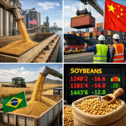 中, 美 대두 구매 재개… 연간 800만t 수준