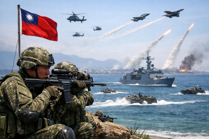 전쟁 의지 묻자 대만 민심 ‘소극적’…참전 의향 25%