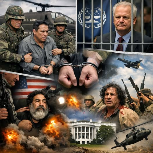 미국 손에 축출·체포된 외국 정상들…노리에가에서 카다피까지