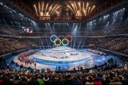 환호 대신 야유…밀라노 올림픽 개막식의 이례적 장면