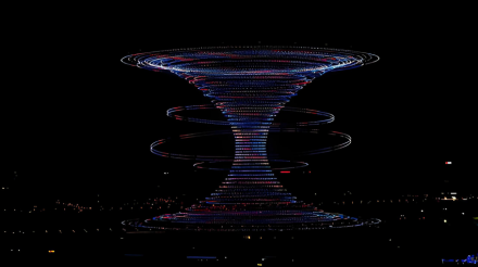 춘완 하늘 뒤덮은 드론 2만2580대… ‘단일 컴퓨터 제어’ 기네스 신기록