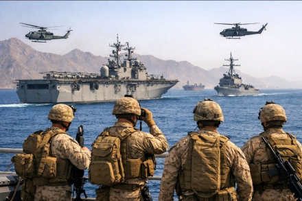 미, 해병대 2500명·군함 3척 중동 급파… 호르무즈 위기에 전력 증강