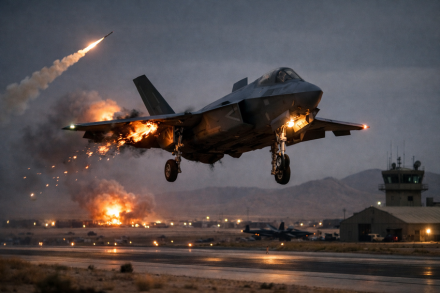 이란 “미군 F-35 스텔스기 타격”… 美 “긴급 착륙, 조사 중”