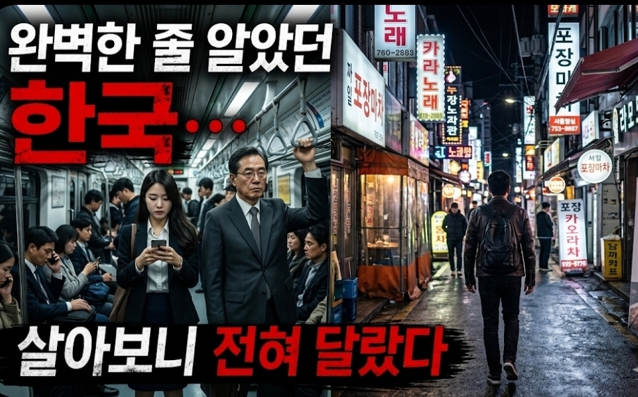 “이 나라는 왜 이렇게까지 살아야 하나…한국에서 느낀 충격”