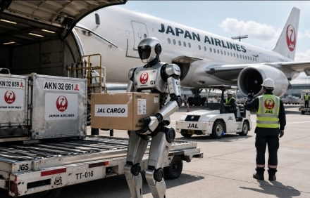 고령화 대응 나선 일본…공항에 휴머노이드 로봇 투입