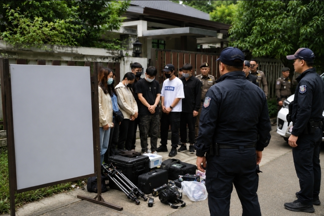 “관광비자로 몰래 촬영”…태국서 중국 숏폼 제작진 8명 체포