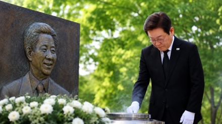 이재명 “당신 없는, 그러나 당신으로 가득한 시대”…노무현 정신 계승 강조