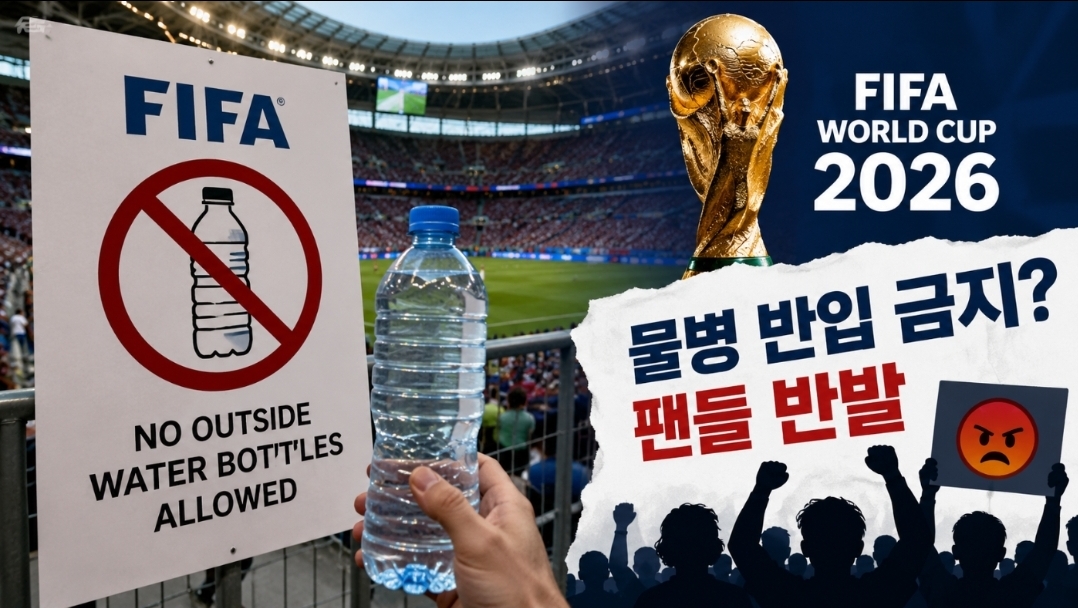 "팬보다 수익?"…FIFA, 월드컵 경기장 물병 반입 전면 금지 논란