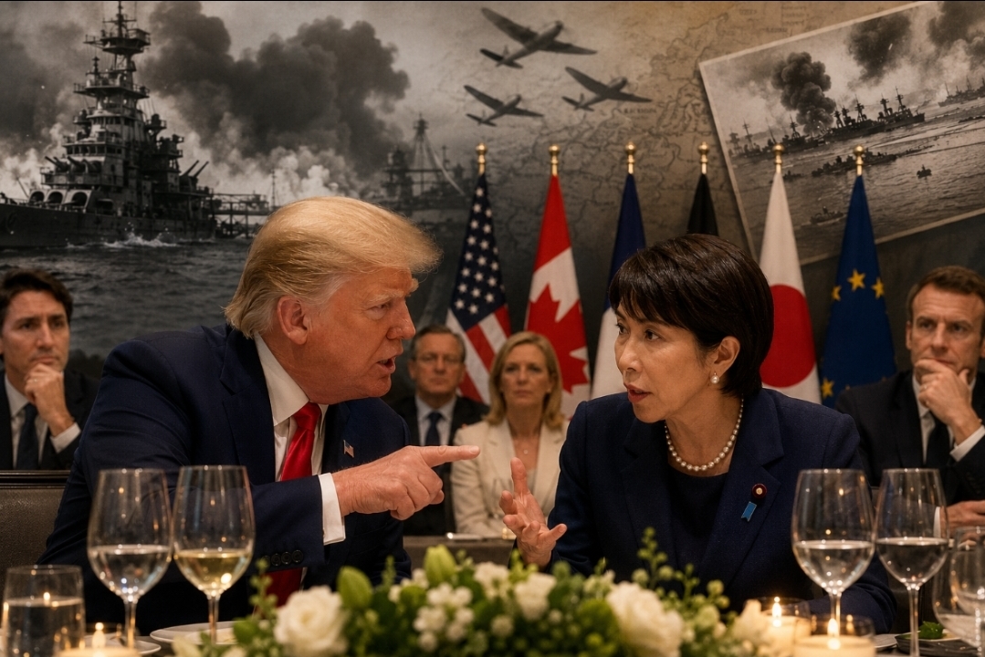 G7 만찬장 '진주만 설전'…트럼프·다카이치 충돌설 파장