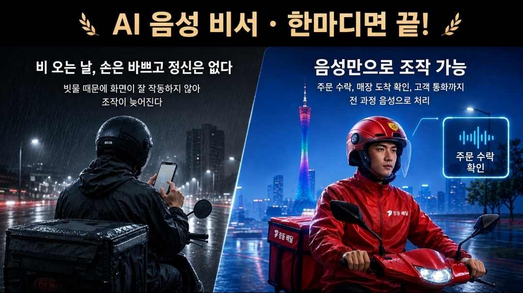 "배달 현장까지 AI"…징둥, 음성 인식 스마트 헬멧 첫 공개