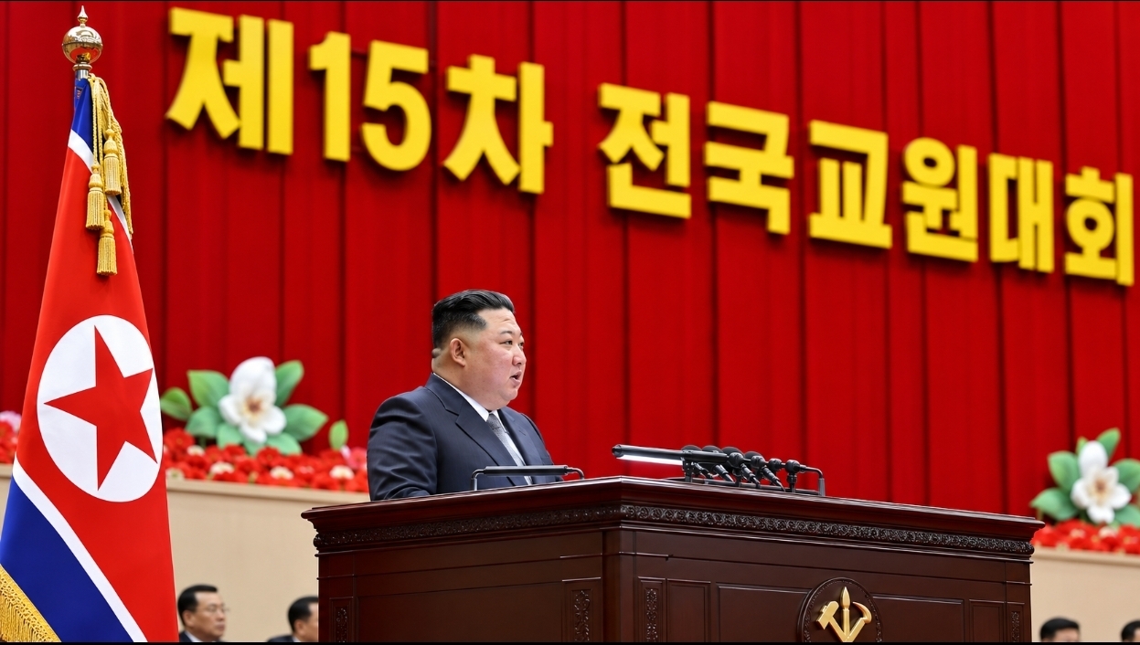 김정은, 교육을 국가발전 핵심으로…“세계 일류 수준 목표”