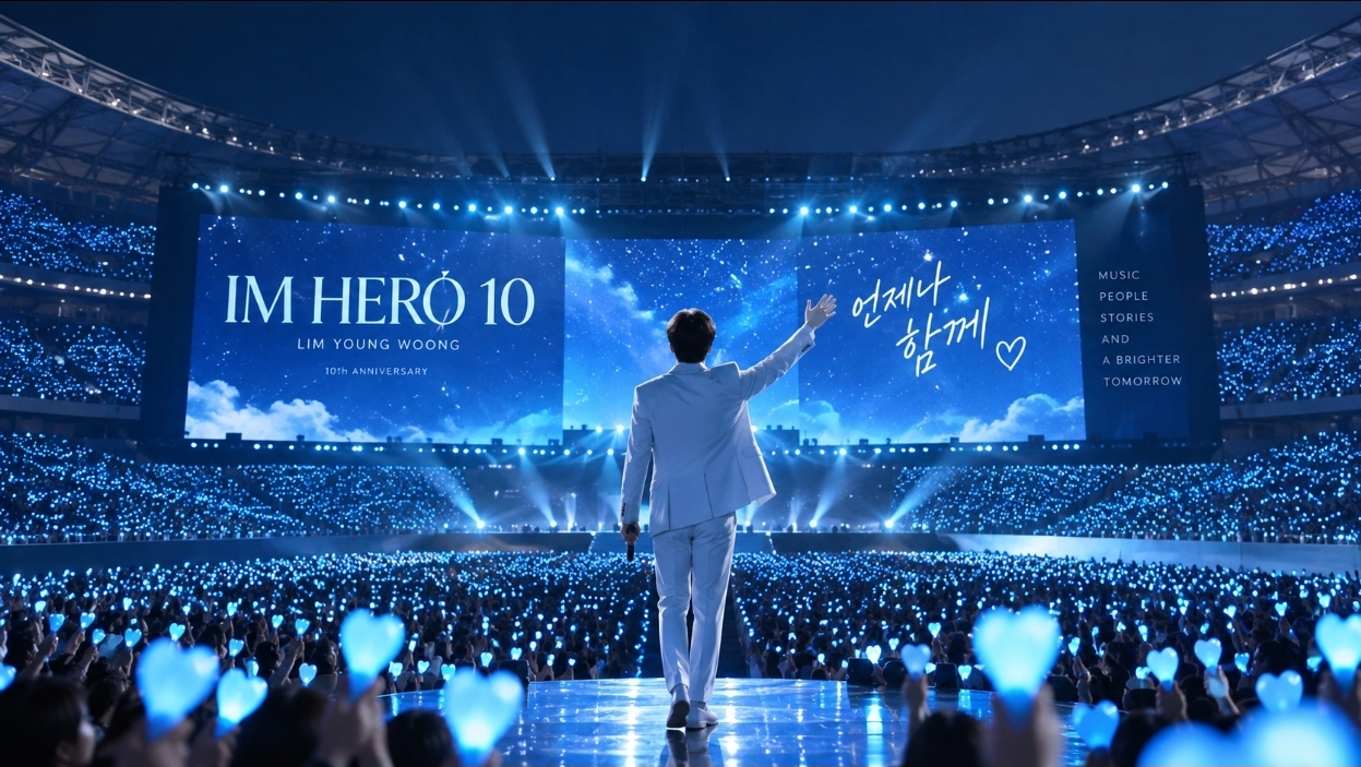 임영웅, 데뷔 10주년 제대로 터졌다…9만5000명 스타디움 찍고 ‘IM HERO 10’ 공개