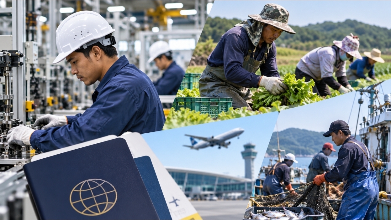 E-9 외국인력 1만2357명 추가 배정…10명 중 7명 제조업으로