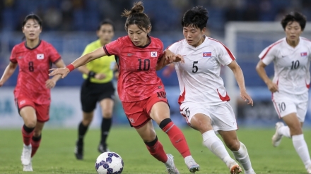 윤수정 동점골…한국 여자축구, 북한과 1-1 무승부