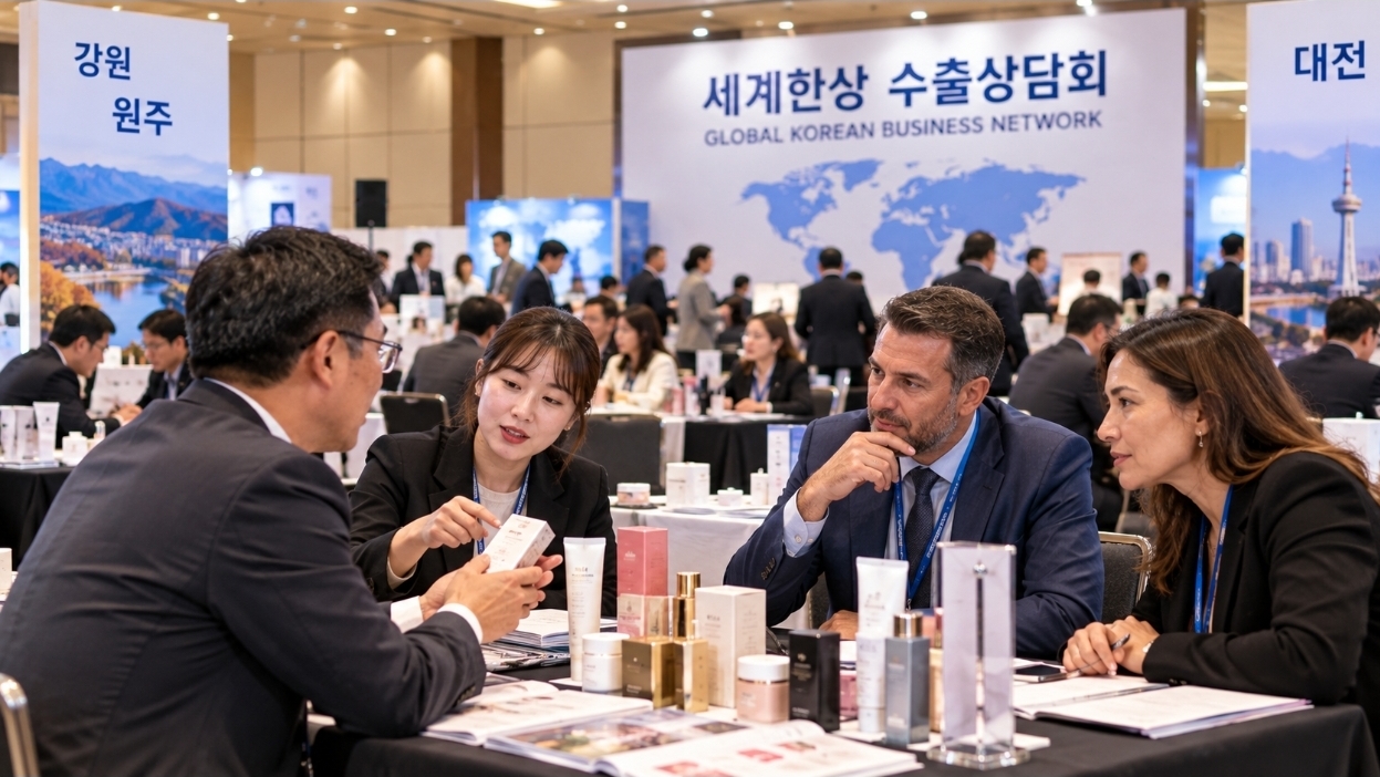 세계 한상들, 강원·대전 중소기업 수출길 연다…해외 바이어 160여 명 참여