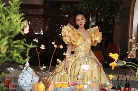 [화보]안젤라 베이비, 옐로 드레스로 남심저격