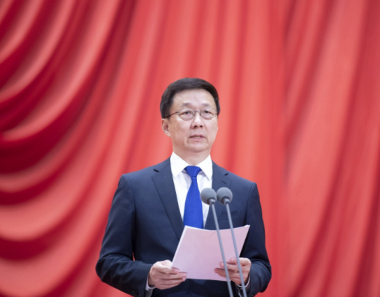 中 한정 부총리, '애국자의 홍콩 관리' 법적 보장 받아야