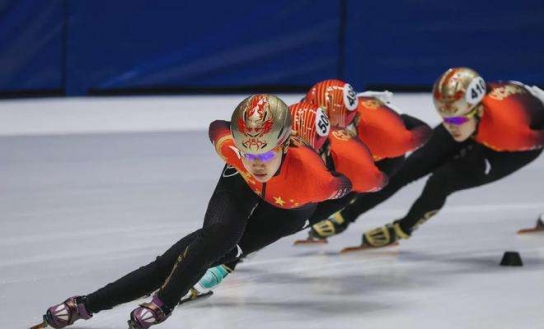 [ISU 2022 4대륙 쇼트트랙 선수권대회] 중국 쇼트트랙 5000m 계주 우승