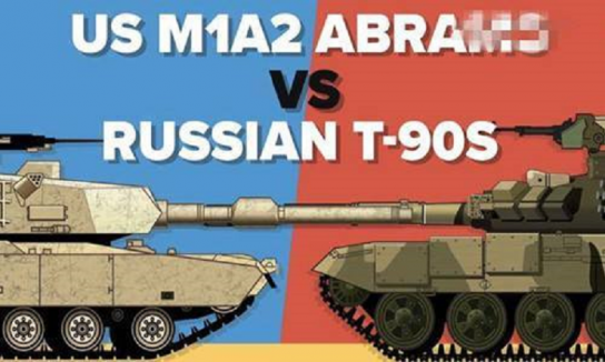 러시아 T-90 전차와 미국 M1A2 전차 비교