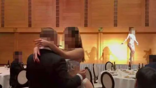 日 자민당, 공금으로 댄스쇼…섹시댄서 입맞추고 팁 받아