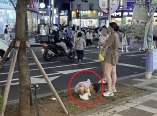 中관광객, 제주 도로에 아이 대변 싸게 해.."경범죄로 처벌해야"