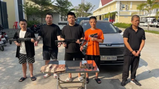 캄보디아 프놈펜 총격 사건, 중국인 5명 구속